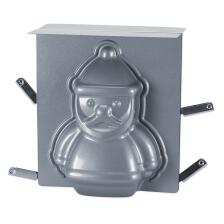 St&auml;dter Backform Santa Claus 19 x 21 x 12 cm Silber 3D-Backform 1.000 ml