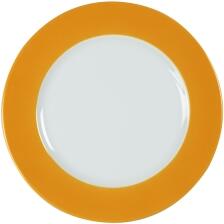 Eschenbach Porzellan Teller flach 31,5 cm in curry