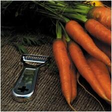 Kuhn Rikon Swiss Metallic Sparschäler Julienne Kreuz