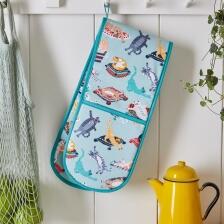 Ulster Weavers Doppel-Ofenhandschuh Baumwolle Kitty Cats