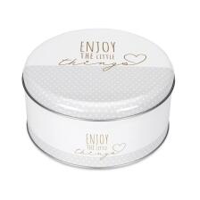 Städter Gebäckdose Enjoy the little things ø 16,5 cm / H 8 cm