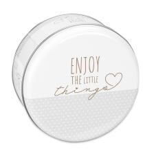 Städter Gebäckdose Enjoy the little things ø 16,5 cm / H 8 cm
