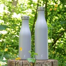 Lurch Isolier-Flasche Edelstahl in jura grey