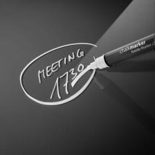 Sigel Glas-Magnetboard artverum&reg; schwarz, 48 x 48 cm