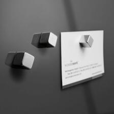 Sigel Glas-Magnetboard artverum&reg; schwarz, 48 x 48 cm