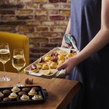 Appolia Vorspeisenplatte 40 cm in ecru