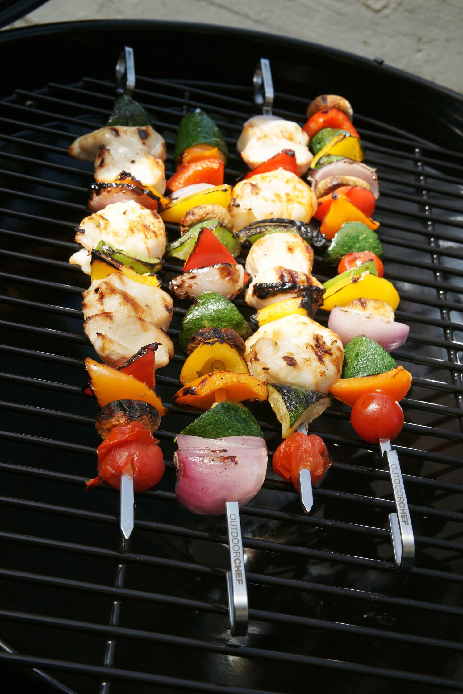 Grillbürste Aus Holz Mit 4 Ersatzköpfen – Mopp Zum Einölen & Bestreichen