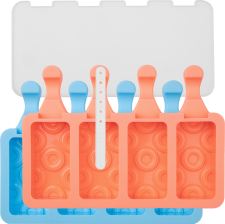Lurch Popsicle IceForm Donut in aquamarine/peach, 2er Set