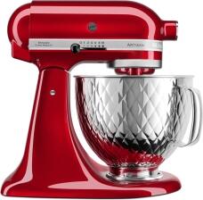 KitchenAid Küchenmaschine ARTISAN 5KSM156 in liebesapfelrot mit gesteppter Schüssel, 4,8 L