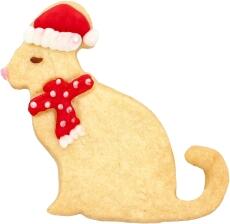 Birkmann Ausstechform Weihnachtskatze 6,5 cm