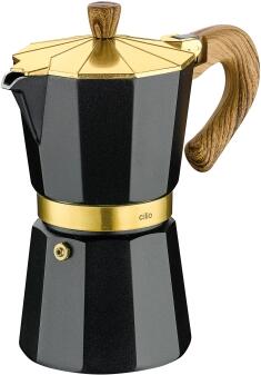 Cilio Espressokocher Classico Oro in gold