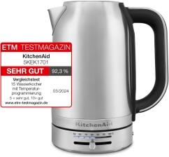 KitchenAid Wasserkocher gusseisen schwarz, 1,7 L