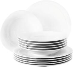 Seltmann Weiden Trio Tafelservice 12-teilig, wei&szlig;