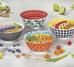 cilio Bowl Amici 18 cm mit Kritzeln