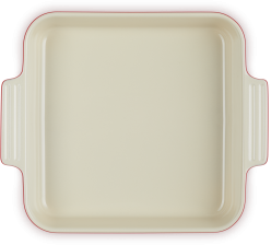 Le Creuset Auflaufform Klassik quadratisch in kirschrot