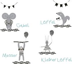 cilio Kinderbesteckset Party, 4-tlg.