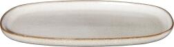 ASA SAISONS Piatto Ovale In Gres – 28,5 X 16 Cm, Colore Sabbia, Fatto In Portogallo