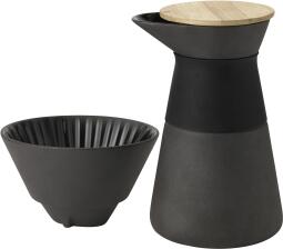 Stelton Kaffeefilterkanne Theo in schwarz, 0,6 Liter