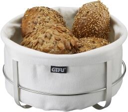 GEFU Brotkorb BRUNCH, rund, wei&szlig;