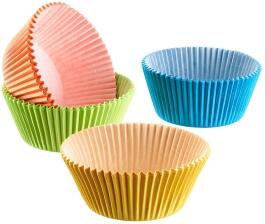 Westmark 80 Muffin Papier-Backf&ouml;rmchen, 4-farbig sortiert