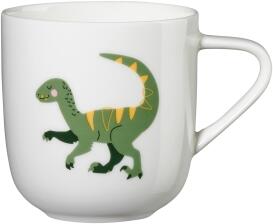ASA Henkelbecher Velociraptor Vincent kids in weiß glänzend