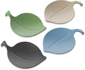 koziol Ablage-Schale LEAF-ON, 4er-Set in multicolor