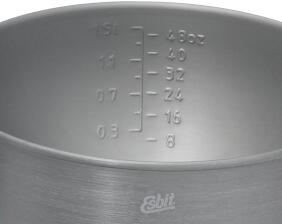 Esbit Spiritus-Kochset, 2.35L, ohne Antihaftbeschichtung