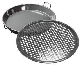 Outdoorchef Gourmetset S für 420 Gaskugelgrill, bestehend aus Backblech und Gour