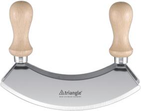 triangle Wiegemesser 14 cm, zweischneidig in Buche