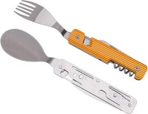 Akinod Multifunktionales Besteck 13h25, Aluminium orange