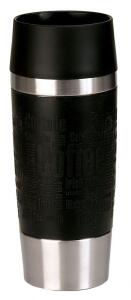 Emsa Isolier-Trinkbecher mit Manschette Travel Mug in schwarz