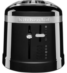 KitchenAid Design 4-Scheiben Langschlitztoaster in onyx schwarz