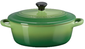 Le Creuset Mini Cocotte oval in Bamboo Green