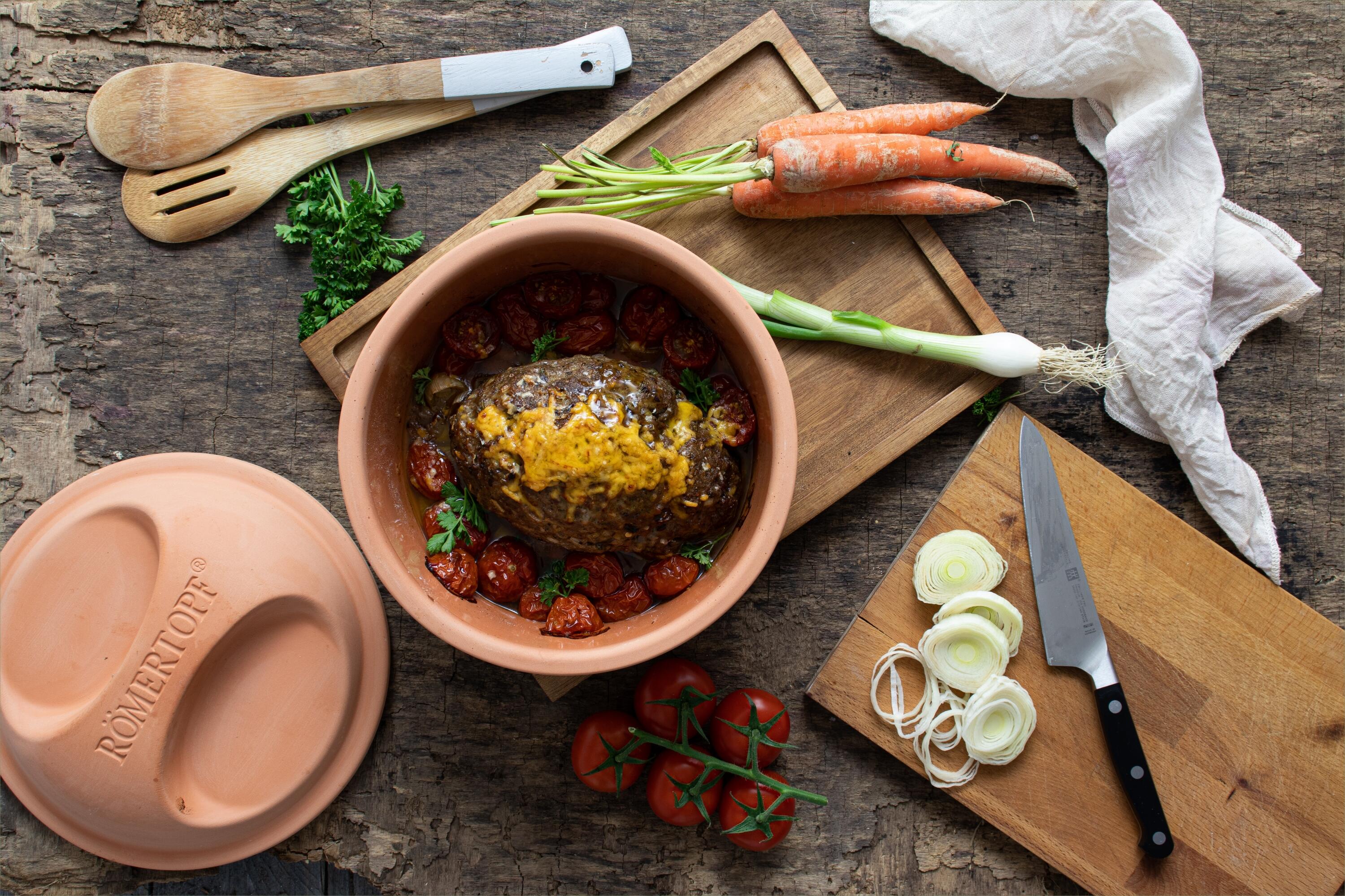 Römertopf multifunktioneller Bräter, rund - KochForm