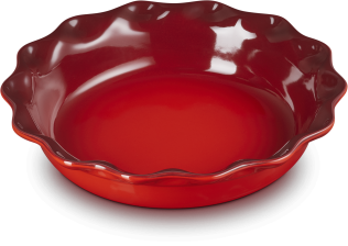 Le Creuset Pie-Form in kirschrot