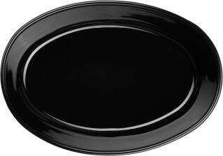 ASA Auflaufform oval kitchen′art in schwarz matt