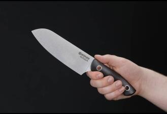 Böker Santoku Saga Grenadill