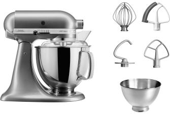 KitchenAid K&uuml;chenmaschine ARTISAN 175PS in kontur silber, 4,8 L
