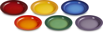 Le Creuset Speiseteller Regenbogen, 6er-Set