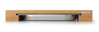 Continenta Schneidebrett aus Eiche mit Schublade 48 x 32,5 x 6 cm (B-Ware - guter Zustand)