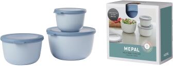Mepal Set cirqula rund 3-teilig (500+1000+2000) - nordic blue
