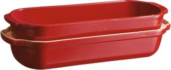 Emile Henry Kasten-Brotbackform gro&szlig; in granatapfel