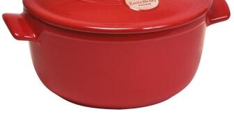 Emile Henry Ersatztopf f&uuml;r runden Schmortopf in granatapfel