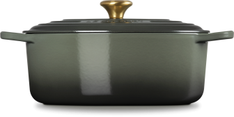 Le Creuset Br&auml;ter Signature oval in thyme
