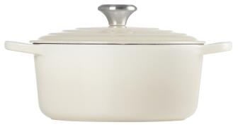 Le Creuset Bräter Signature rund in meringue
