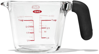 OXO Good Grips Messbecher aus Glas 250 ml