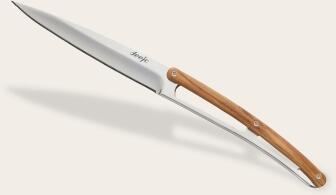 deejo Tafelmesser Serrated, Olivenholz / Hochglanz, 6 Stk.