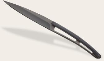 deejo Tafelmesser, Ebenholz / Titan Grau, 6 Stk.