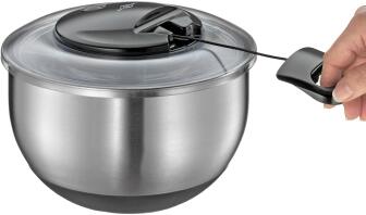 K&uuml;chenprofi Salatschleuder Turbo aus Edelstahl