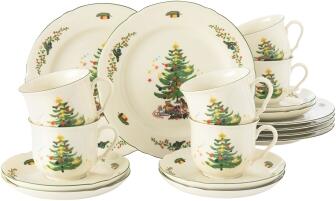 Seltmann Weiden Marieluise Weihnachten – Bricco Per Latte In Porcellana Dura, 0,18 L, Colore Verde/Multicolore, Prodotto In Germania, Resistente Al Forno E Al Microonde